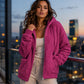 Women's Loose Sherpa Hoodie Sweatshirt