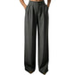 Women's High Waisted Suit Pants with Elastic Back