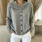 Women's Irregular Collar Knit Cardigan