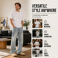 Men's Vintage Washed Curved-Leg Jeans