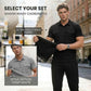 Men's Waffle-Knit Short Sleeve Top & Pants Set