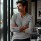 Modern Textured Knit Pullover