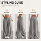 Women’s Casual Relaxed Fit Wide-Leg Pants