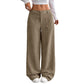 Women’s Casual Relaxed Fit Wide-Leg Pants