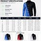Men's Contrast Print Long Sleeve Slim Fit Lapel Shirt