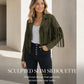 Women’s Casual Long Sleeve Fringe Jacket