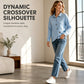 Women's Irregular Hem Button Knit Top