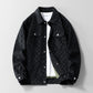 Men's Faux Suede Checkerboard Jacket