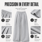 Women's Casual Pleated Wide-Leg Sweatpants