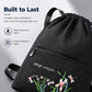 Vintage Foldable Drawstring Backpack for Women