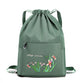 Vintage Foldable Drawstring Backpack for Women