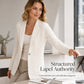 Women's Lapel Collar Knit Cardigan