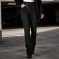 Women's High-Waisted Crossover Asymmetric Jeans