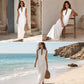 Women's Deep V-Neck Sleeveless Maxi Dress
