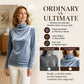 Women's Loose Turtleneck Long Sleeve Top