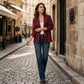 Women's Casual Breathable V-Neck Cardigan