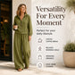 Women's Zip-Up Cardigan & Wide-Leg Pants Set