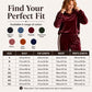 Women's Velvet Hooded Sweatshirt & Stripe Pants Set
