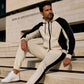 Men's Color-Block Zip-Up Hoodie & Sweatpants Set