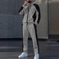Men's Color-Block Zip-Up Hoodie & Sweatpants Set