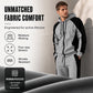 Men's Color-Block Zip-Up Hoodie & Sweatpants Set