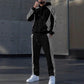 Men's Color-Block Zip-Up Hoodie & Sweatpants Set