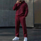 Men's Color-Block Zip-Up Hoodie & Sweatpants Set