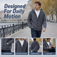 Men's Hooded Knit Cardigan Casual Loose Button Sweater Jacket