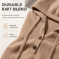 Women's Casual Ribbed Knit Pullover Hoodie