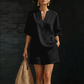 Women's Casual V-Neck Two-Piece Short Set