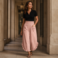Women's Smocked High Waist Wide Leg Pants