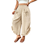Women's Smocked High Waist Wide Leg Pants