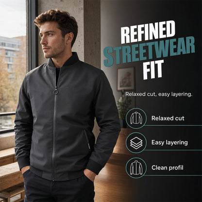 Men's Classic Casual Bomber Jacket