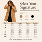 Women's Double Breasted Wool Blend Coat