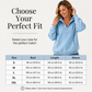 Women's Casual Ribbed Knit Half-Zip Hoodie
