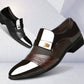 Men's Classic Non-Slip PU Leather Dress Shoes