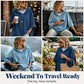 Women's Casual Loose Denim Hoodie