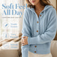 Women's Cozy Hooded Knit Cardigan