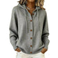 Women's Cozy Hooded Knit Cardigan