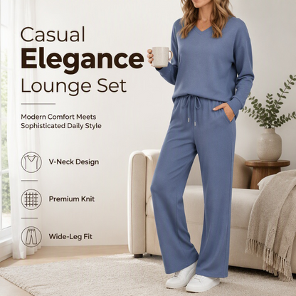 Women's Casual Top & Pants 2-Piece Lounge Set