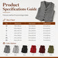 Men's Vintage Lapel Herringbone Tweed Vest