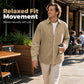 Men's Casual Corduroy Button-Up Shirt