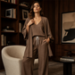 Women's Cardigan Tank Top & Pants 3-Piece Set
