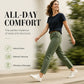 Women's Casual Straight Leg Cargo Pants