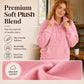 Women's Loose Snap Button Pullover Sweatshirt