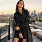 Women's Loose Snap Button Pullover Sweatshirt