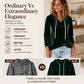 Women's Velvet Drawstring Hooded Sweatshirt