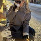 Women's Stand Collar Single-Breasted Short Coat