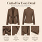 Women's Slim Fit Faux Suede Jacket