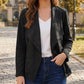 Women's Slim Fit Faux Suede Jacket